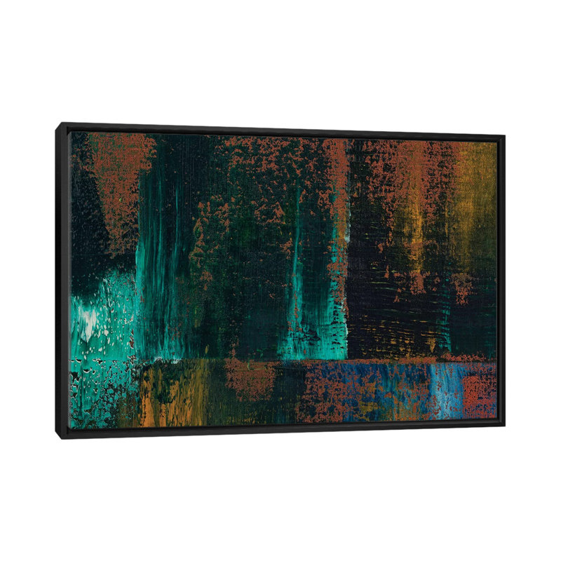 « what it is », impression sur toile, Toile avec cadre noir, Pas de tapis, H 32 po x l 48 po x P 1,5 po