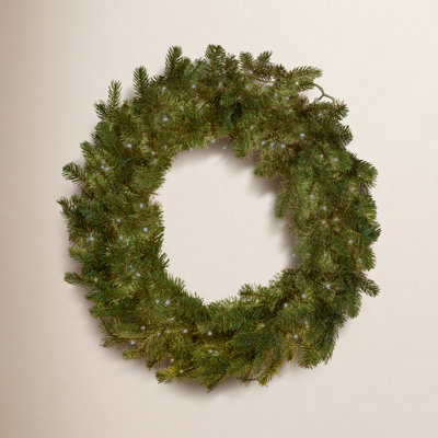 Couronne de Noël lumineuse d'intérieur / extérieur Arlington