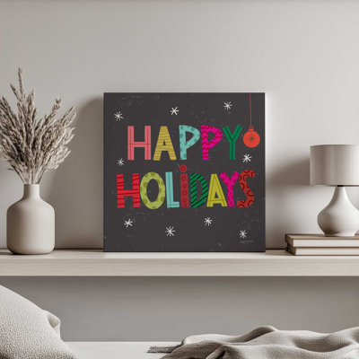 «Holiday Wishes I» par Cheryl Warrick, reproduction d'art sur toile