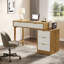 Petit bureau d'ordinateur avec tiroirs-263560375