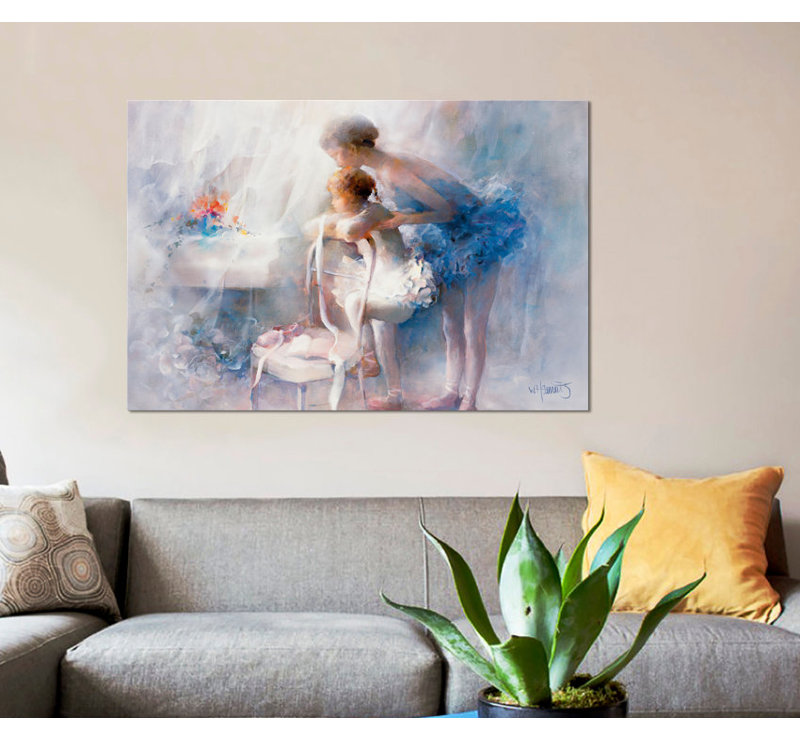« ballet », reproduction sur toile, H 26 po x l 40 po x P 1,5 po