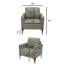 Chaise contemporaine avec accoudoirs-1333639055