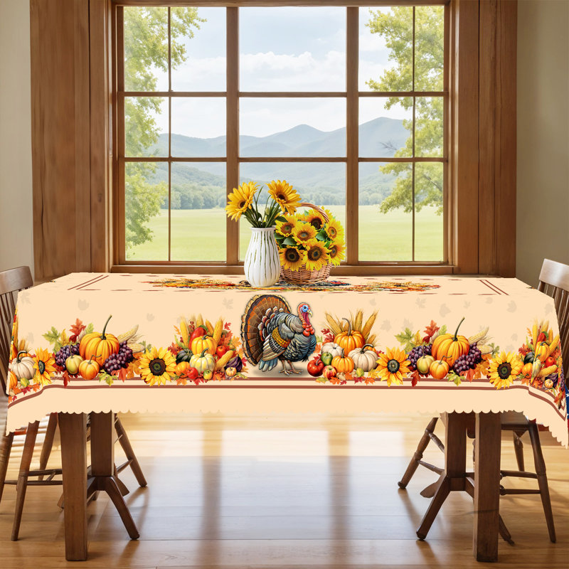 Nappe automne-hiver rectangulaire 140 x 180 cm, L 70,87 po x l 55,12 po