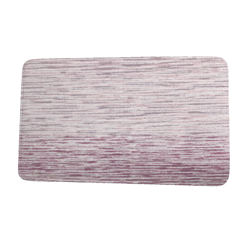 Non-Slip Bath Mat, Purple, 34" W x 21" L