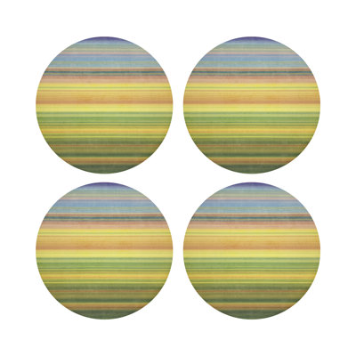 Gradient Greens Pebble 16" Vinyl Placemat
