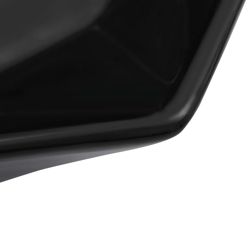 Belfry Bathroom Eldorado 410mm L x 365mm W Ceramic Specialty Sink, Black