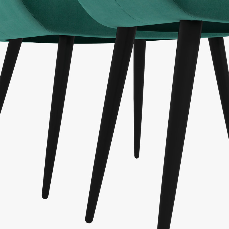 Krystal Accent Chair with Footstool, Green