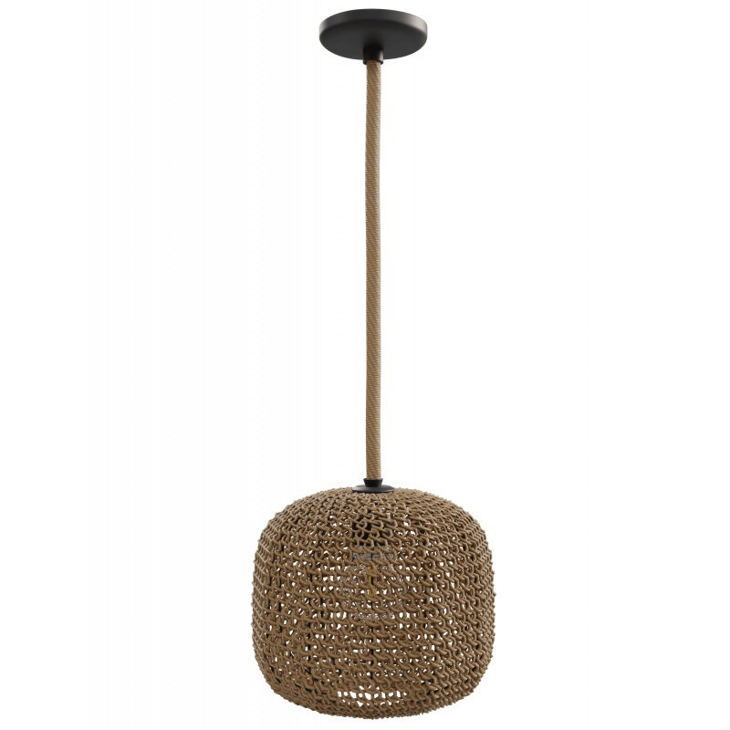 Malibu Natrual Hemp Rope Pendant