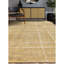 Tapis doré et ivoire de haute qualité noué à la main-70167631