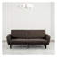 Canapé-lit Brown Futon-1839191851