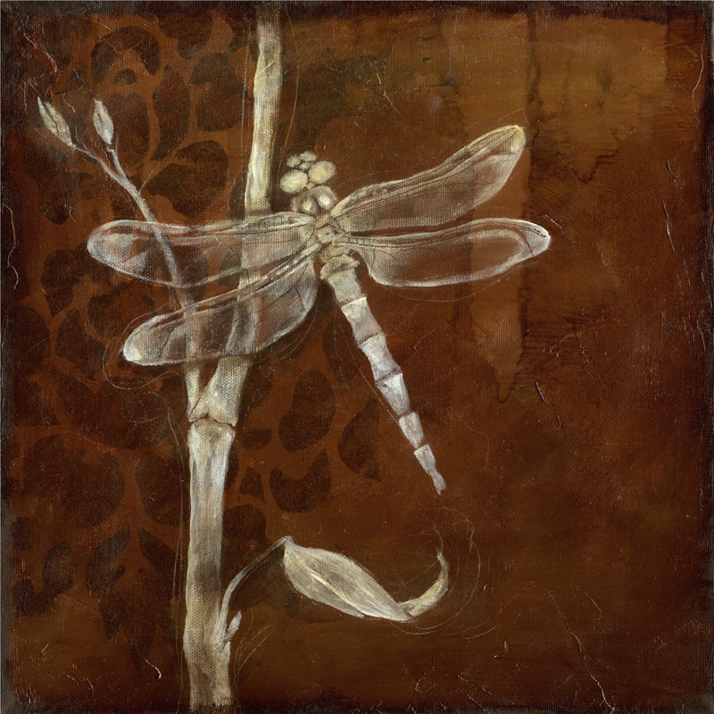 Wings And Damask VI - Wrapped Canvas Painting, 30cm H x 30cm W x 3.8cm D