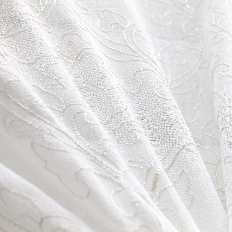 Metallic Sheer | Mercury Fabric_MERCURY, Silver/Metallic
