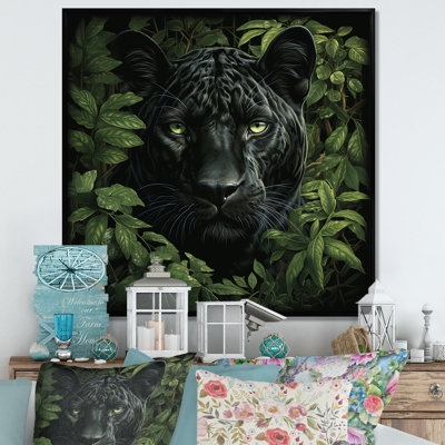Shadow Panther Camouflage - Panther Animal Wall Art