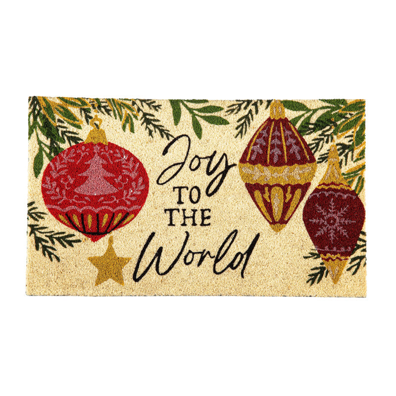 Tapis Joy to the world