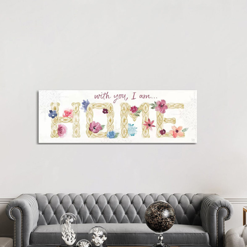 Naturally Inspired V by Dina June - Panoramic Print on Canvas, Wrapped Canvas, 50.8cm H x 152.4cm W x 3.81cm D