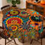 Washable Bohemian Abstract Floral Pattern Tablecloth