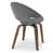 Dark Gray Faux Leather