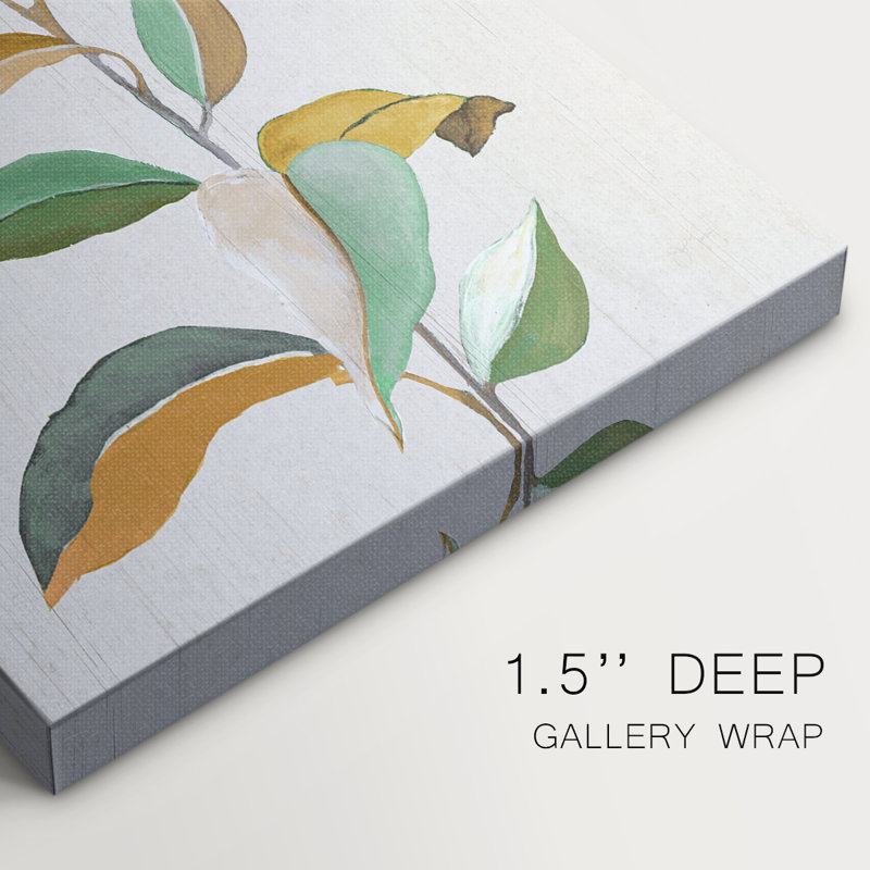 Touched with Sage I -Gallery Wrapped Cavas, 18" H x 12" W