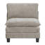 4 modulaires pour le salon avec un rembourrage en mousse, des coussins de siège réversibles et des housses amovibles Coussin modulaire revêtu de chenille 300 lb par capacité