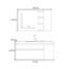 Armoire de salle de bain minimaliste haut de gamme