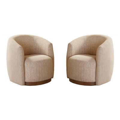 Swivel Accent Chair Two Pack