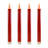 Battery Operated Taper Candles - 4 Count