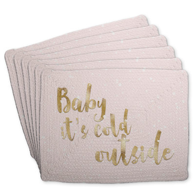 Braided Polyester Andaluss (Set of 6) - Baby It's Cold Outside