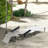 Sun Lounger Chair For Beach, 4 Adjustable, Cream White, Face & Arm Holes, Pillow , Foldable Poolside Lounge Chair,