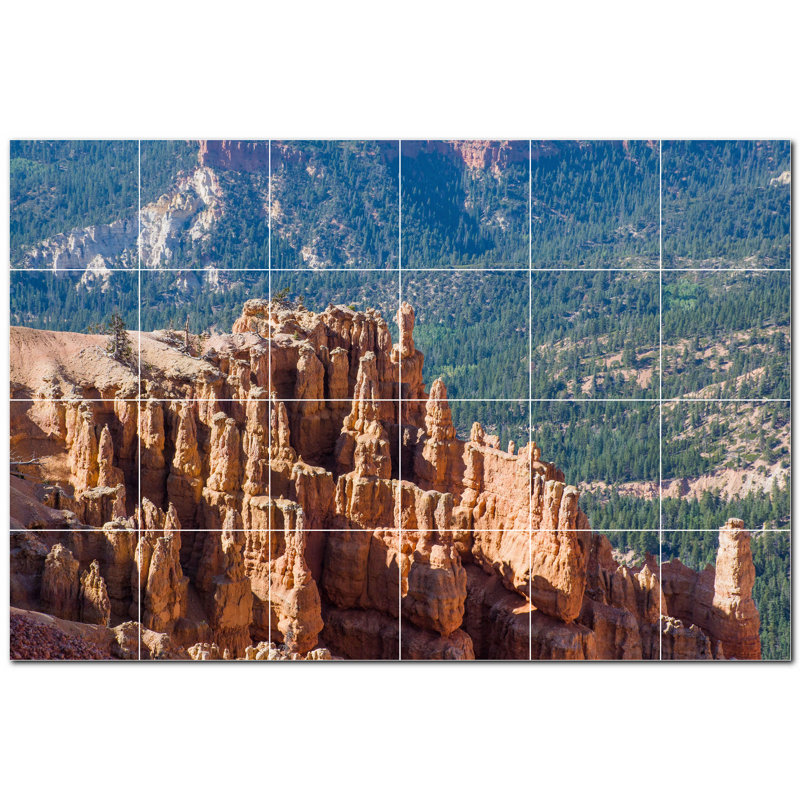 6'' x 6'' Satin Ceramic Decorative Mural