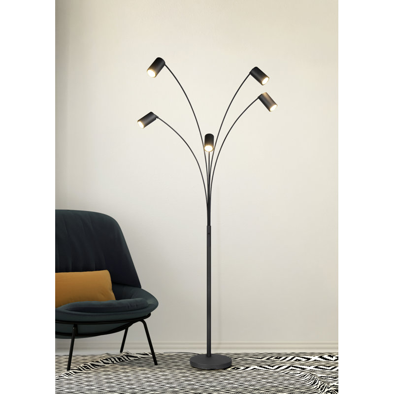 Balagan 200cm Arched Floor Lamp, Black