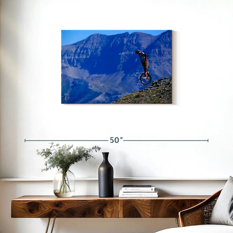Mehar Mountain Slope Unicycle, 20" H x 30" W