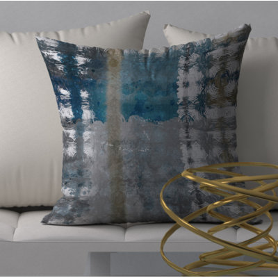 Abstract Reversible Throw Pillow