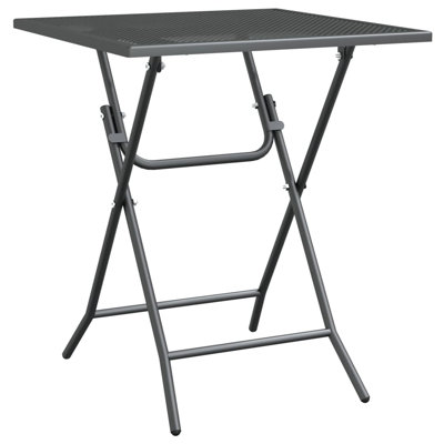 Jiayou Square Metal Outdoor Coffee Table , in. W in. D
