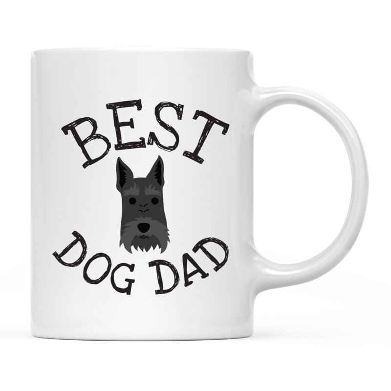 Tasse à café Best Dog Dad, Terrier écossais