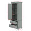 Tall Storage Cabinet With 2 Drawers-1124678976