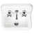 Chrome/White