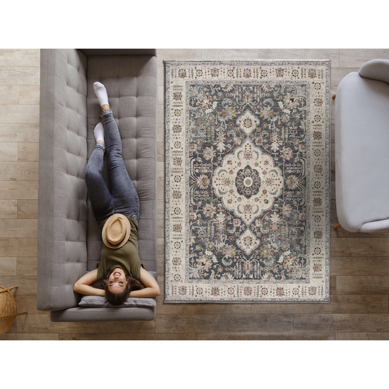 Bhargava Oriental Area Rug, Rectangle 120 x 170cm