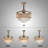 Courtny 42'' Ceiling Fan with LED Lights-1005275415