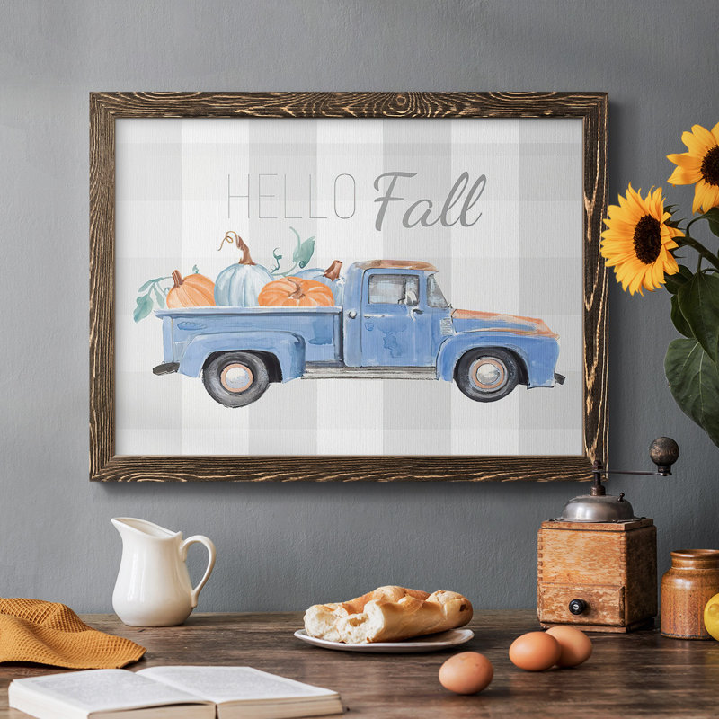 Happy Harvest II, reproduction d'art sur toile, Noyer, H 28 po x l 42 po x P 1,5 po