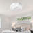 20" Led Bladeless Ceiling Fan Light With Remote Control – Modern Flush Mount Ceiling Lamp With Air Circulation And Adjustable Brightness For Living Room, Dining Room Bedroom