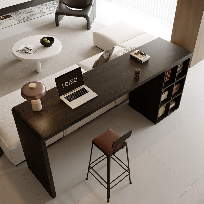 Bureau en bois massif pur, H 41,34 po x l 62,99 po x P 19,69 po
