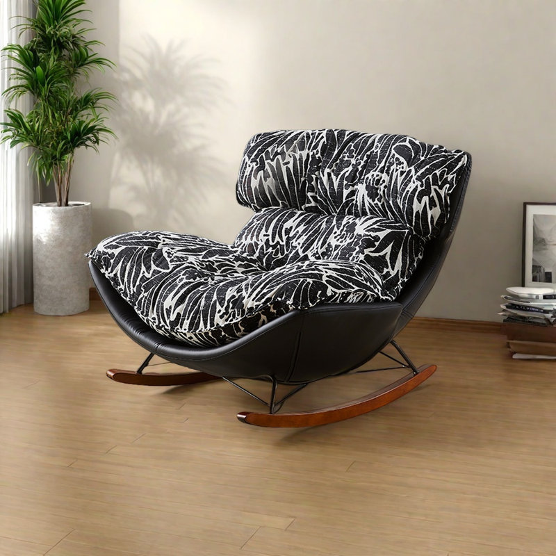 Cloud-shaped arc swing chair