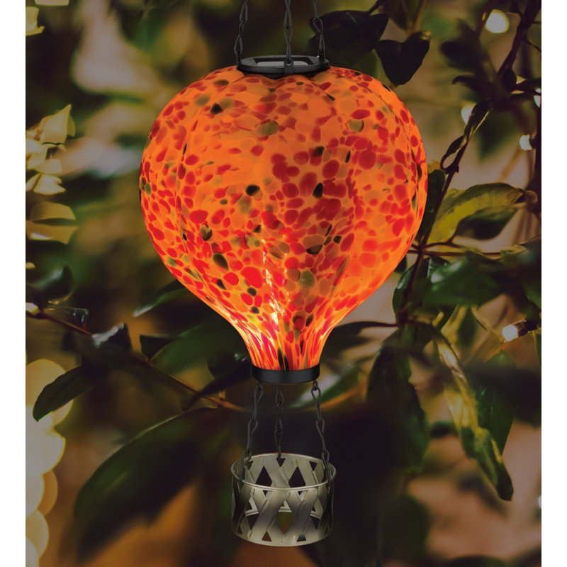 Lanterne solaire Murano HAB - orange