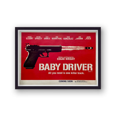 Baby Driver Reimagined Movie 1 Piece Single Picture Frame Wall Art