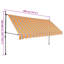 Dakota Fields Fabric Cover Retractable Patio Awning-413255012-486486317