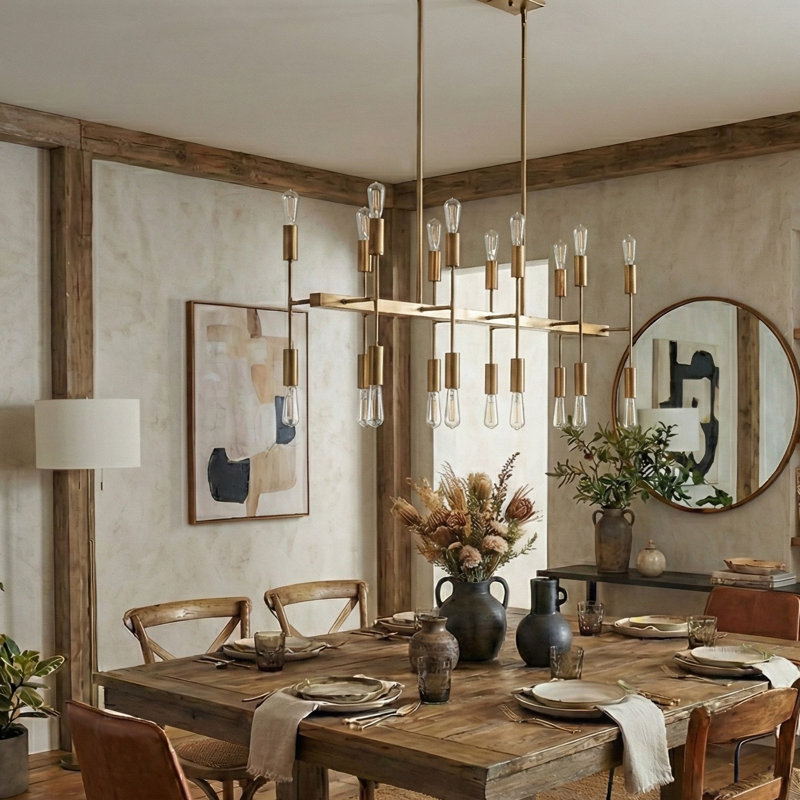 Peachey 20 - Light Kitchen Island Pendant