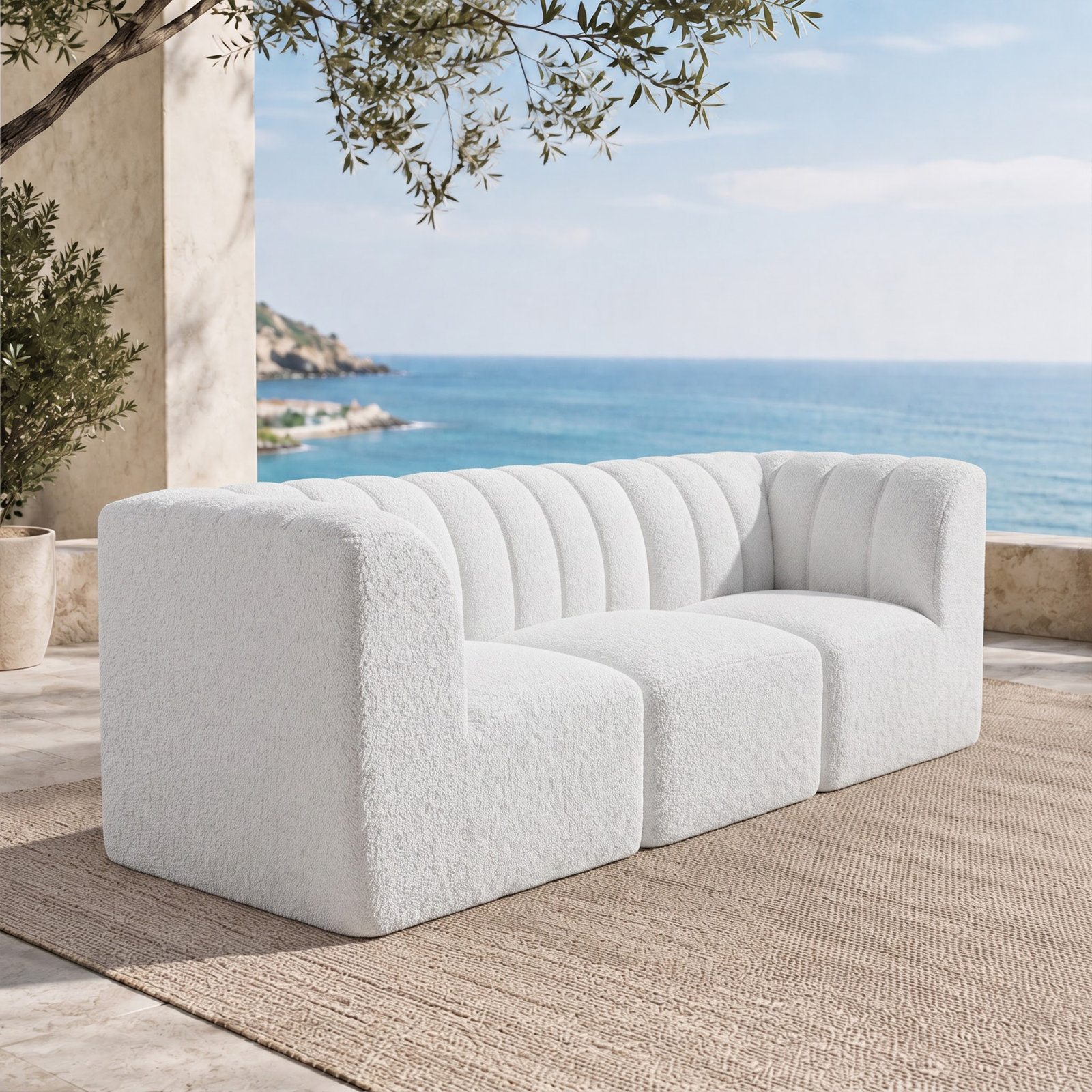 Praia 124" Sunbrella® Patio Sectional, 4