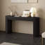 Console d'entrée de style campagne moderne à deux tiroirs cachés 58,2 po Floret-1614436244