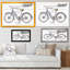 « paris france bicyclettes »-cadre photo sur toile-48413063-48413064