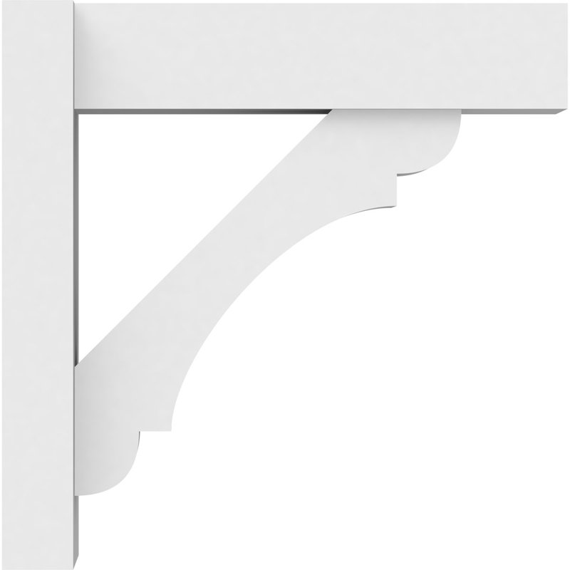 L 5 po x P 16 po x H 16 po en PVC de qualité architecturale avec embouts de bloc, L 5 po, H 16 po x P 16 po